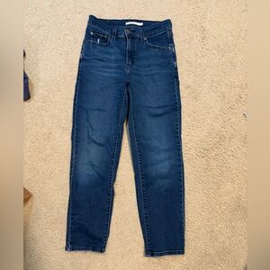 Levi's Women's 724 High Rise Straight Crop Jeans